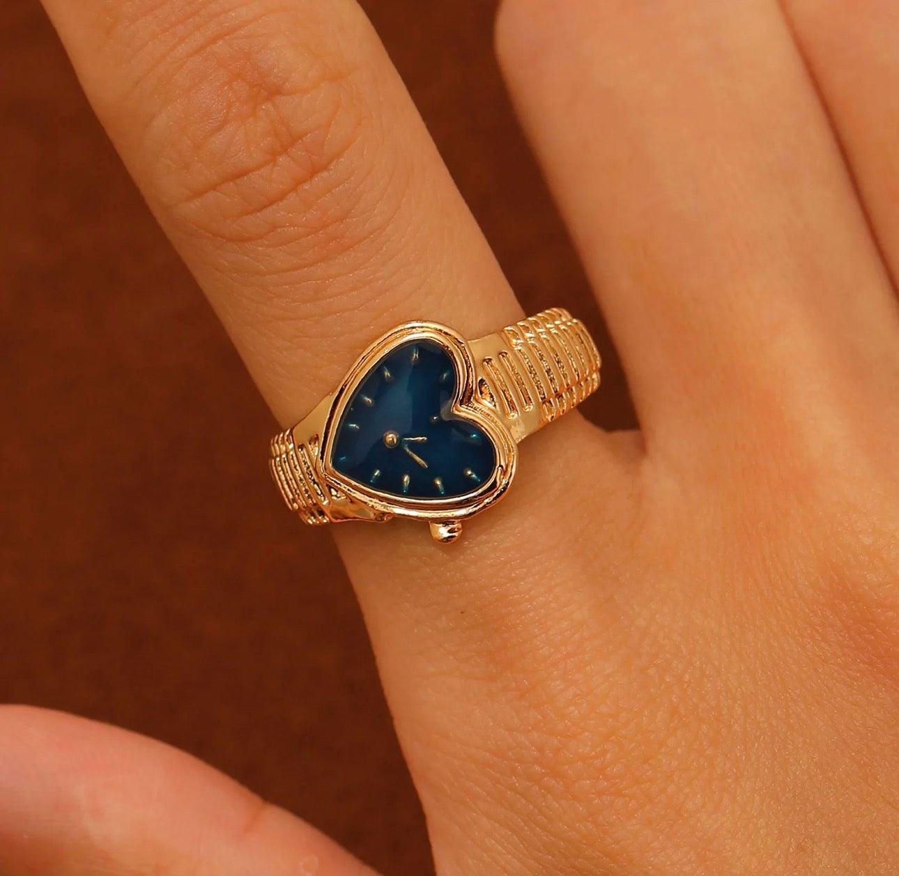 Heart Watches Ring