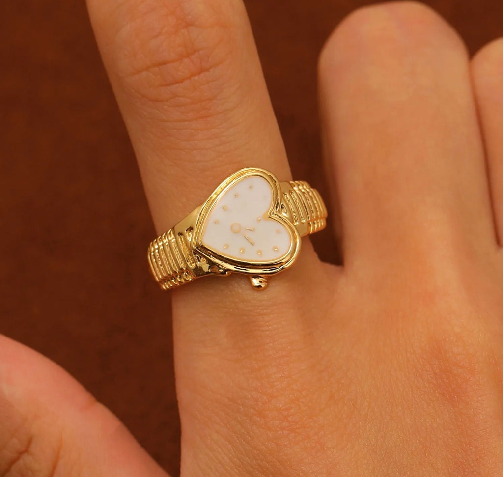 Heart Watches Ring