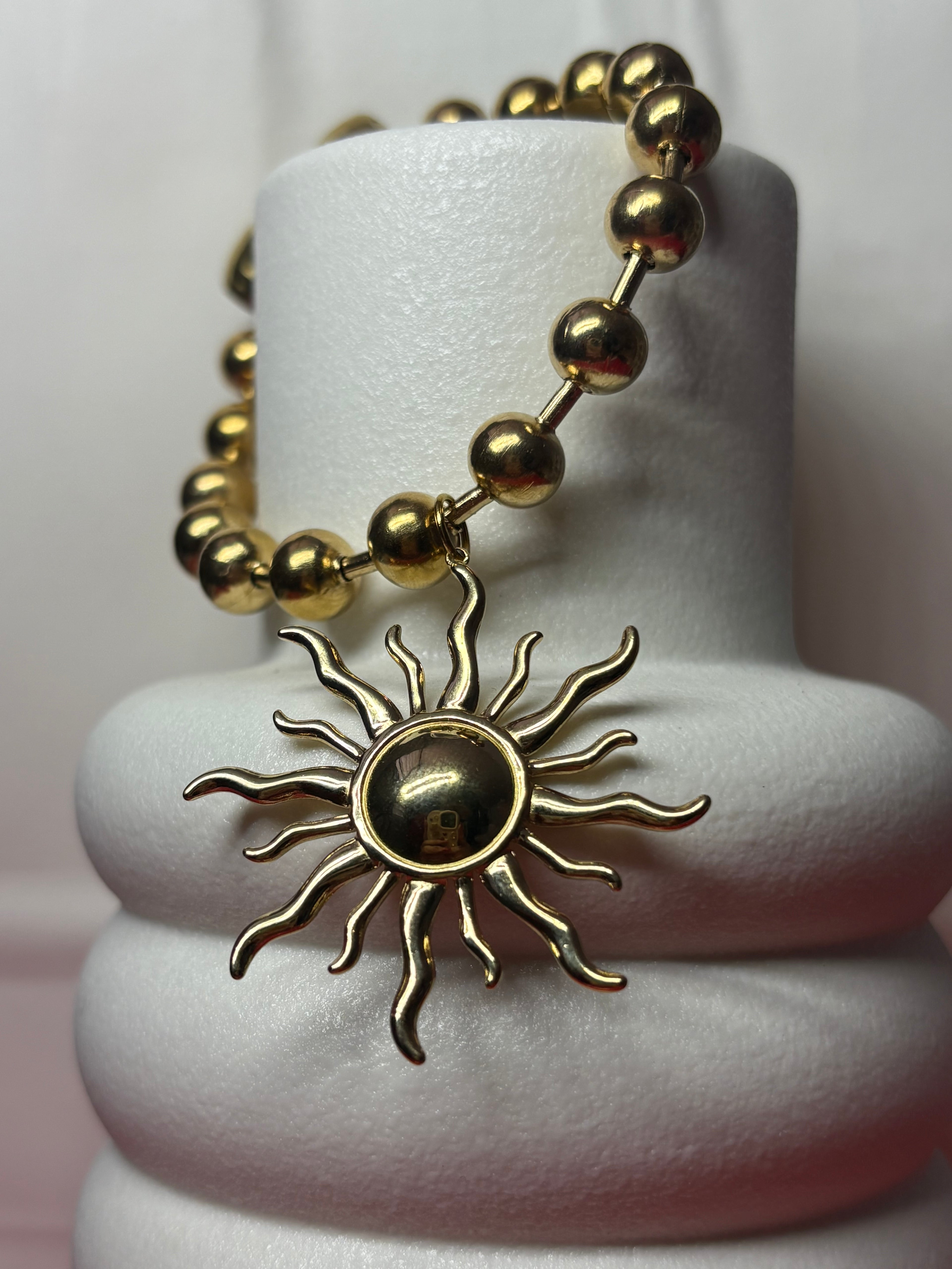 Ball bracelet gold (charms)