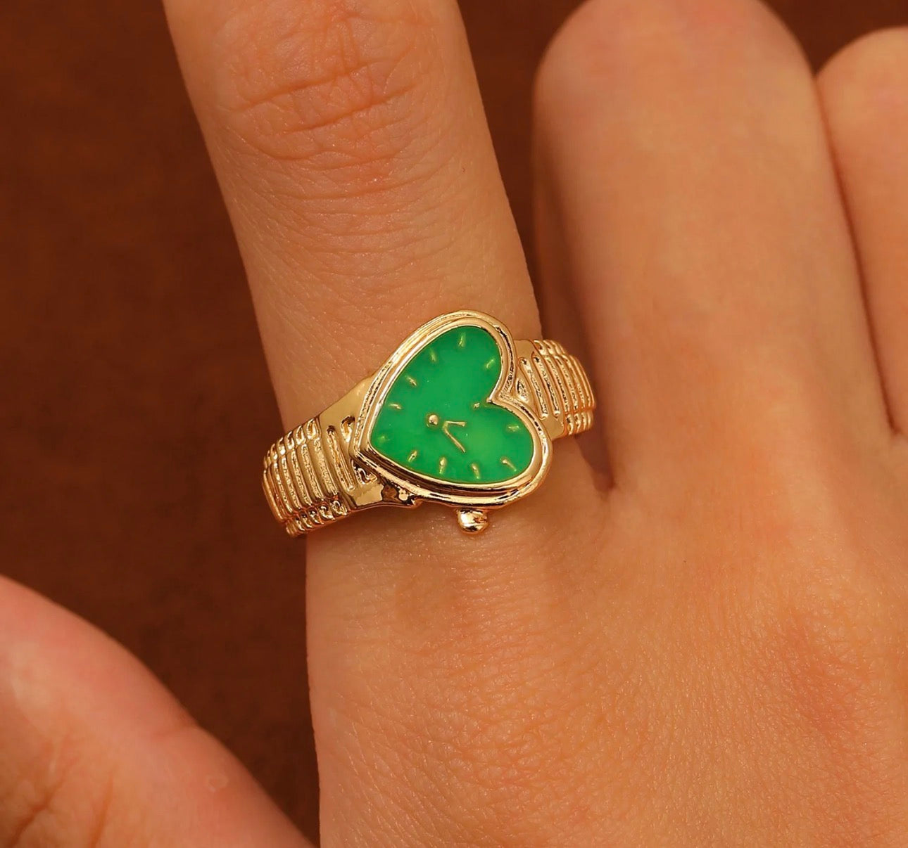 Heart Watches Ring