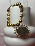 Ball bracelet gold (charms)