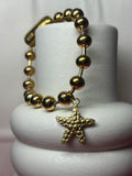 Ball bracelet gold (charms)