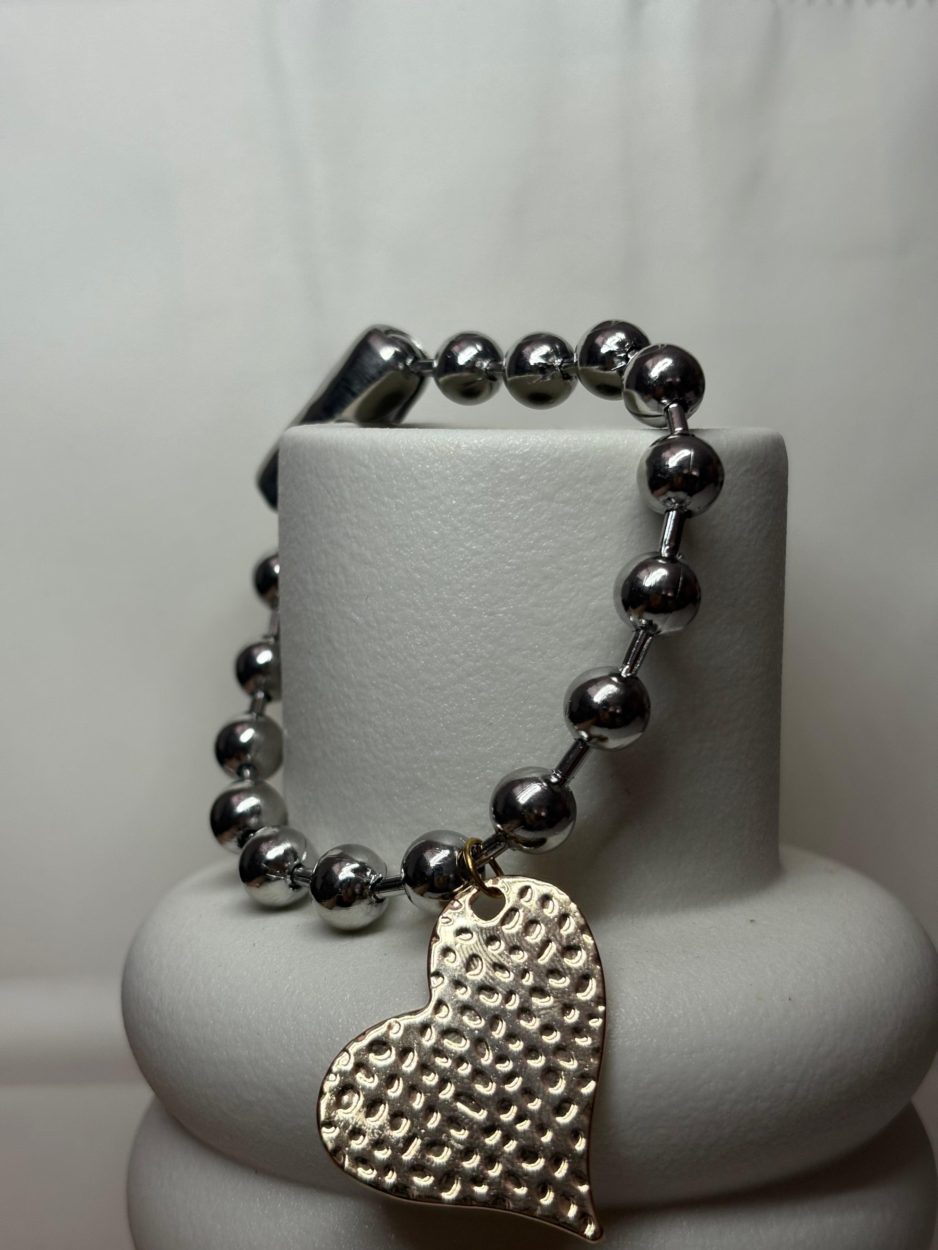 Ball bracelet two tone (charms)