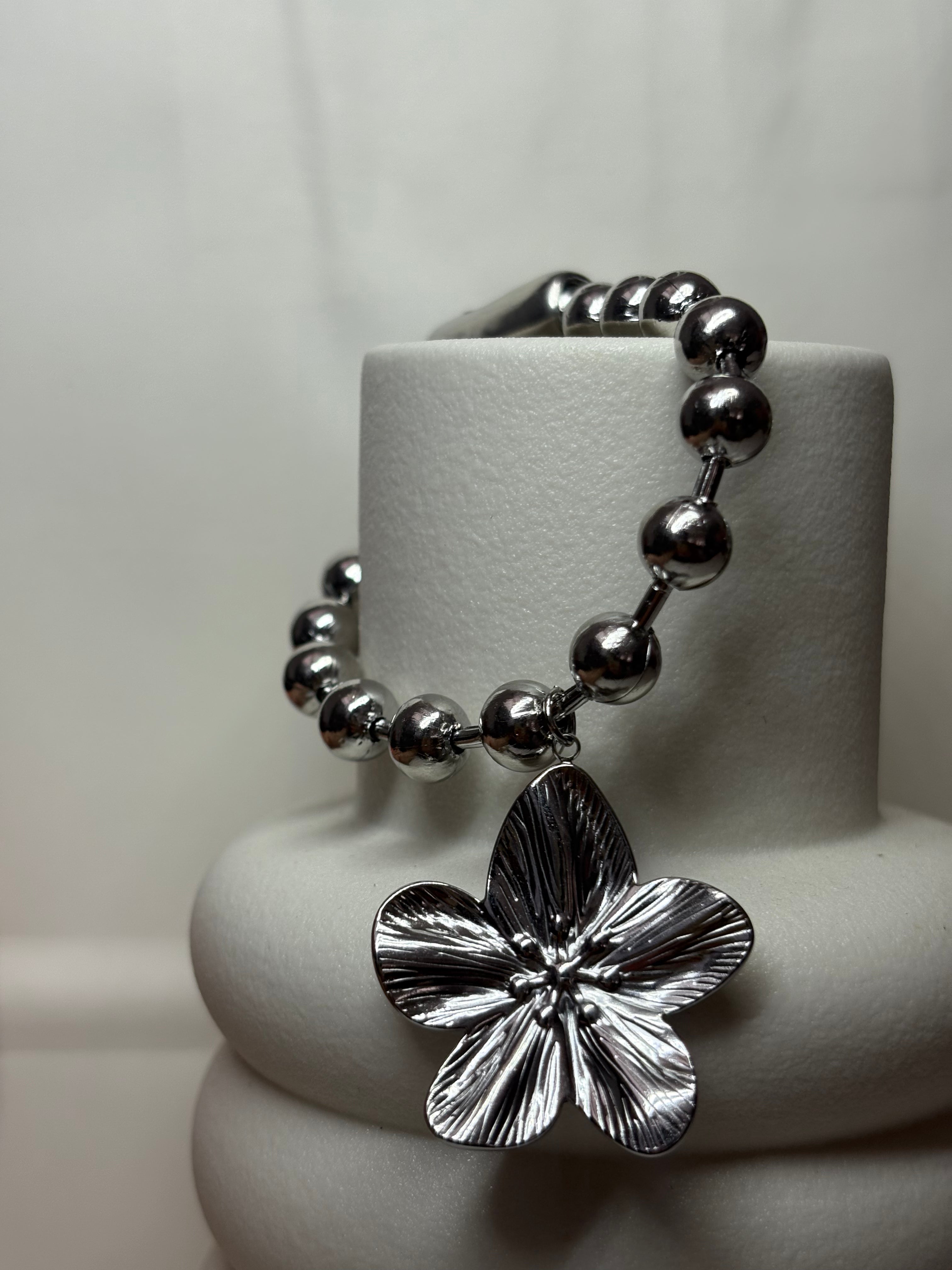 Ball bracelet silver (charms)
