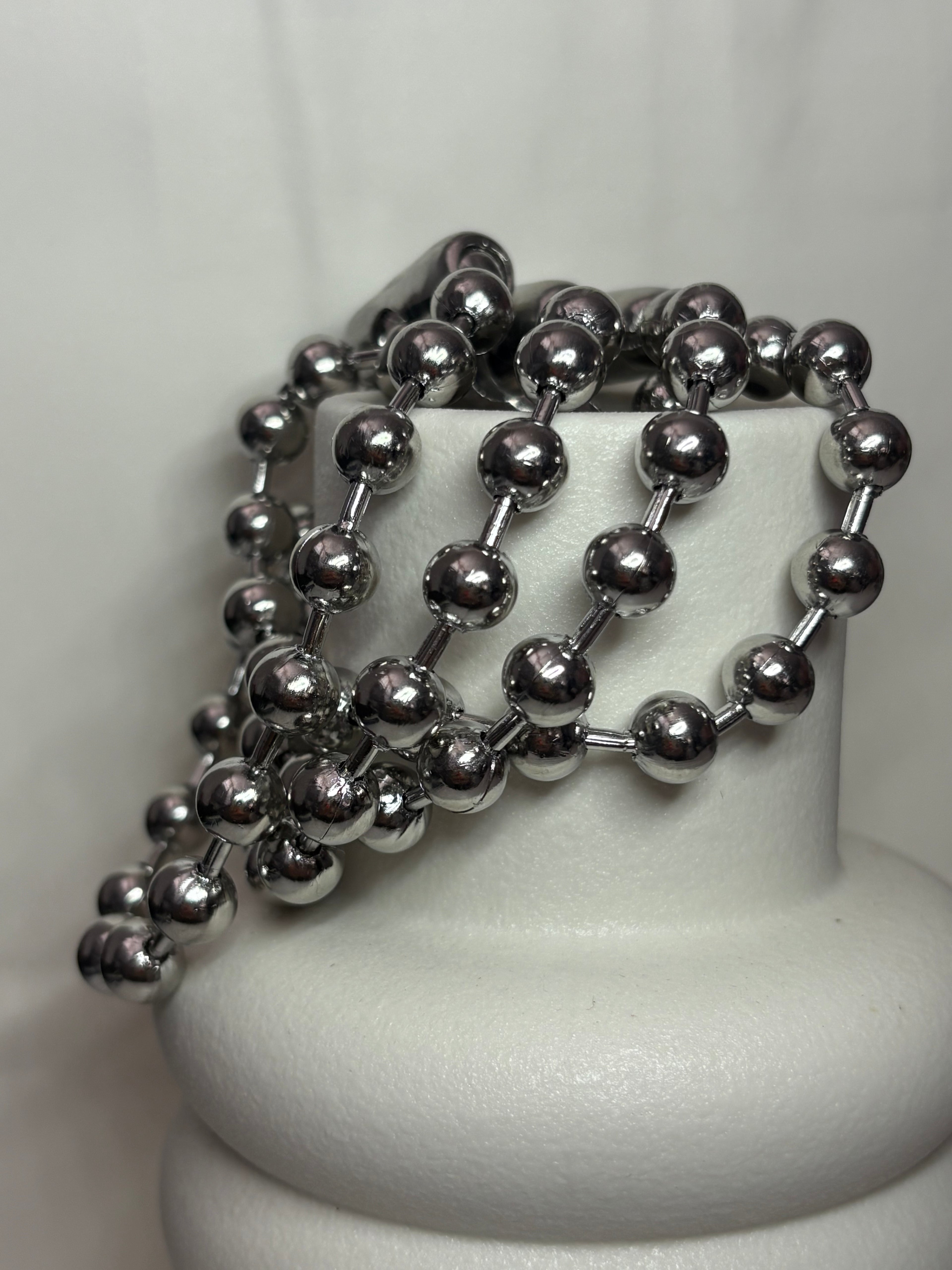 Ball bracelet silver